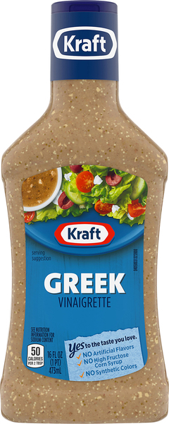 Kraft Dressing, Greek Vinaigrette
