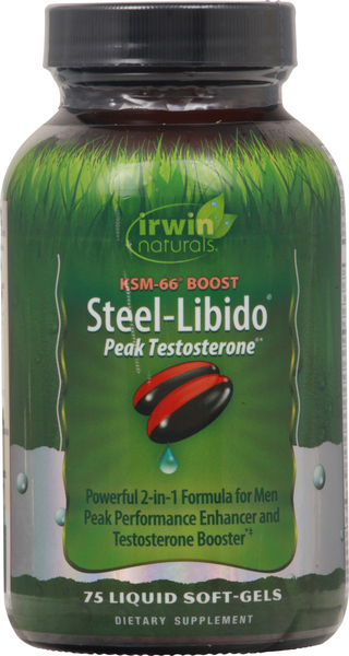 Irwin Naturals Steel-Libido, Peak Testosterone, Liquid Soft-Gels