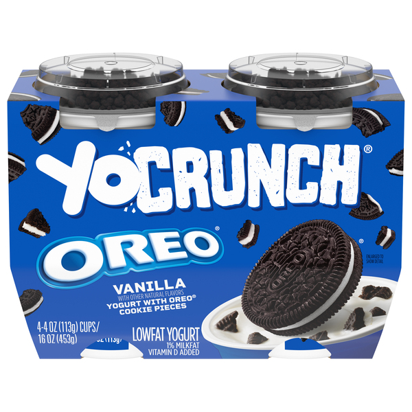 YoCrunch Yogurt, Lowfat, Vanilla, 1% Milkfat