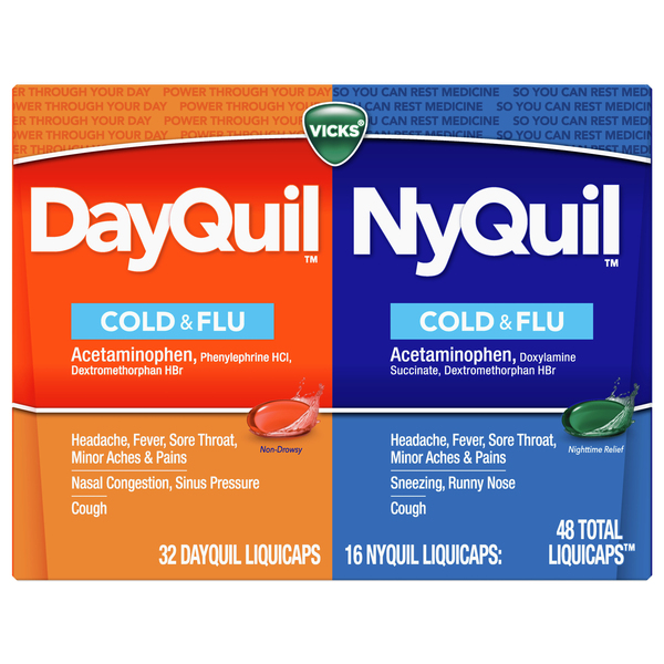 Vicks Cold & Flu, Liquicaps