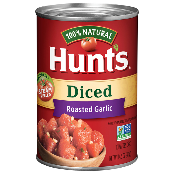 Hunt's Diced Tomatoes with Roasted Garlic