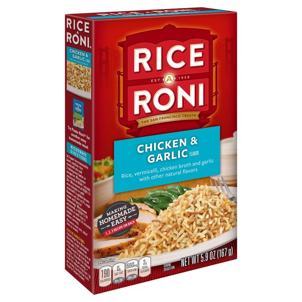 Rice A Roni Rice A Roni Rice Vermicelli Chicken & Garlic Flavor 5.9 Oz