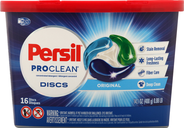 Persil Detergent, Concentrated, Original, Discs