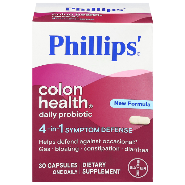 Phillips' Daily Probiotic, 4-in-1, Symptom Defense, Capsules