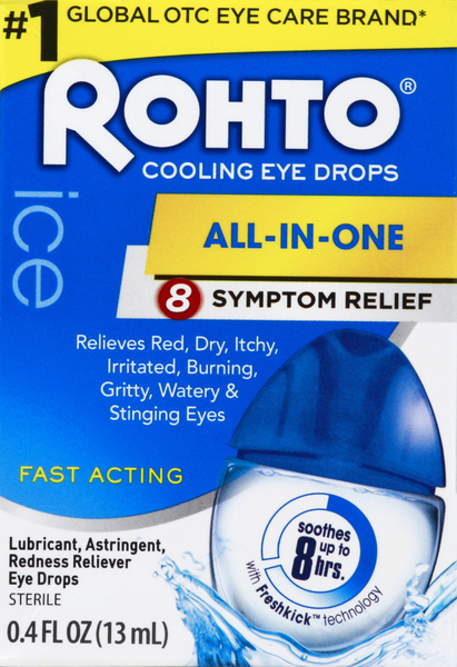 Rhoto Eye Drops, Cooling, Lubricant, Redness Reliever