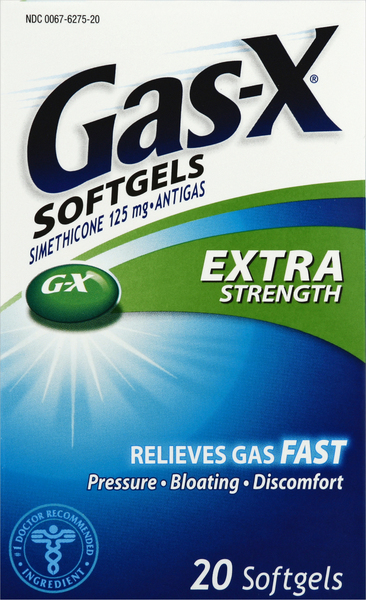 Gas-X Antigas, Extra Strength, 125 mg, Softgels « Discount Drug Mart