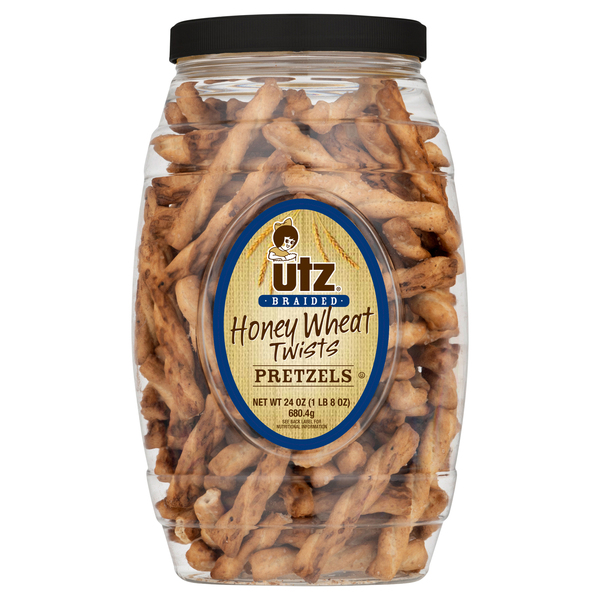 Utz Pretzels, Honey Wheat Twists, Braided