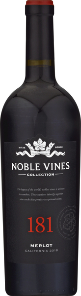 Noble Vines Merlot, 181, California 2018