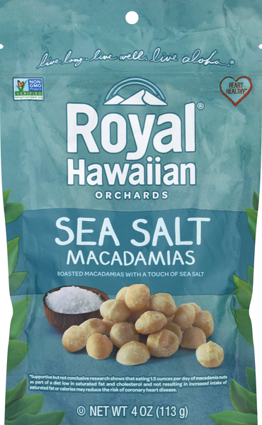 Royal Hawaiian Macadamias, Sea Salt