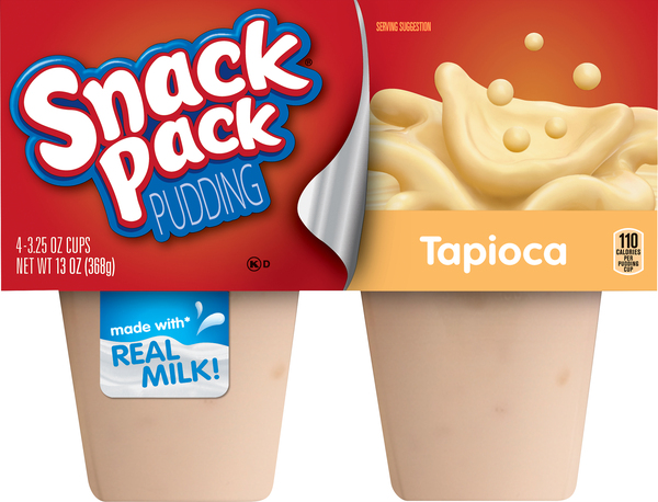Snack Pack Pudding, Tapioca