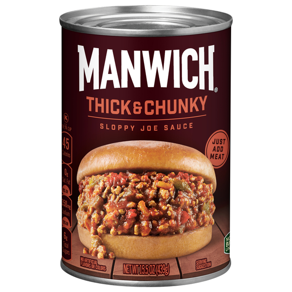 Manwich Sloppy Joe Sauce, Thick & Chunky