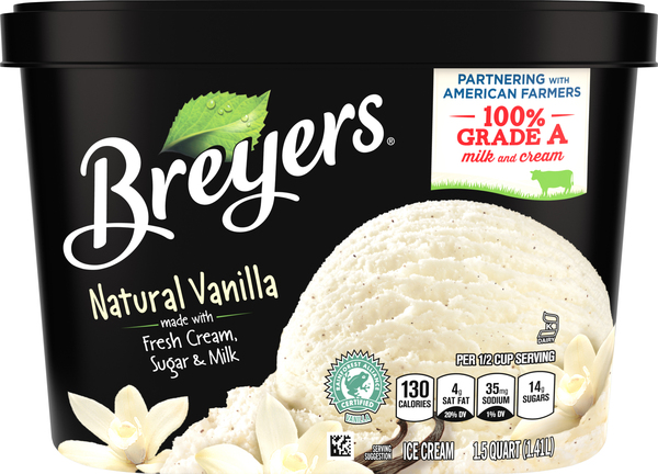 Breyers Ice Cream, Natural Vanilla