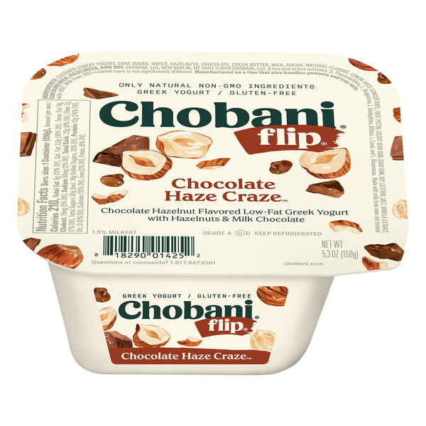 Chobani Yogurt, Greek, Chocolate Haze Craze