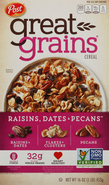 Great Grains Cereal, Raisins, Dates & Pecans
