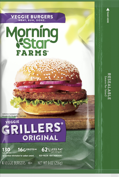 MorningStar Farms Veggie Burgers, Veggie Grillers Original