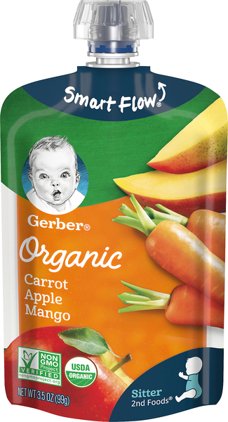 Gerber Carrot Apple Mango, Organic