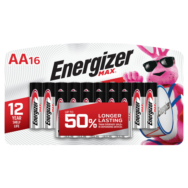Energizer Alkaline Batteries, AA