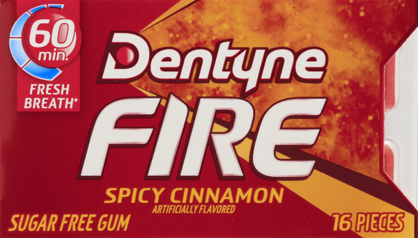 Dentyne Gum, Sugar Free, Spicy Cinnamon