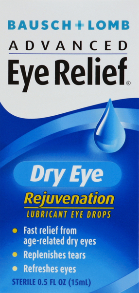 Bausch + Lomb Lubricant Eye Drops, Rejuvenations, Dry Eye
