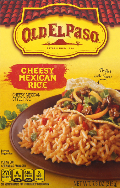 Old El Paso Mexican Rice, Cheesy