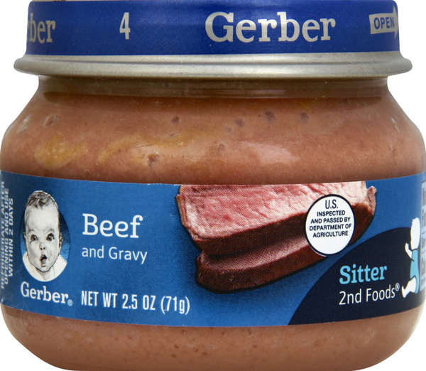 Gerber Beef and Gravy, Sitter