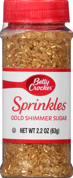 Betty Crocker Sprinkles, Gold Shimmer Sugar