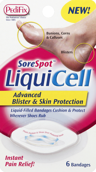 PediFix LiquiCell, Bandages