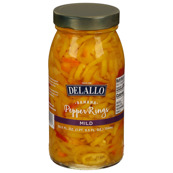Delallo Pepper Rings, Mild