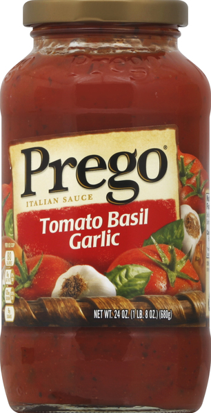 Prego Italian Sauce, Tomato Basil Garlic