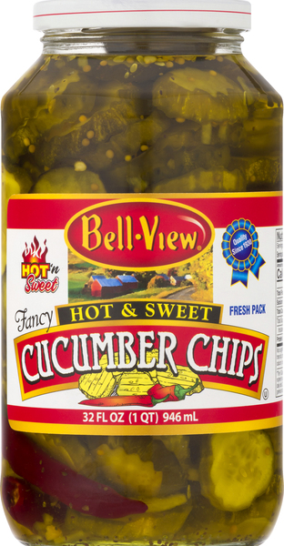Bell-View Cucumber Chips, Hot & Sweet
