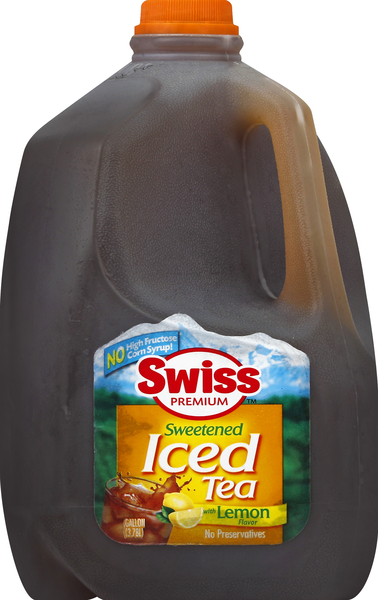 Swiss Premium Iced Tea, Sweetened, with Lemon Flavor