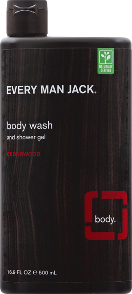 Every Man Jack Body Wash and Shower Gel, Cedarwood