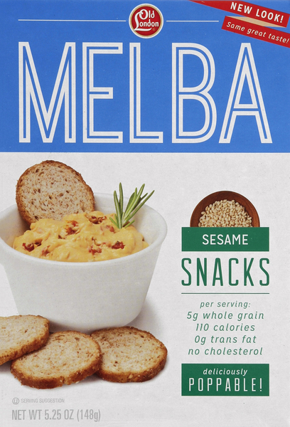 Old London Melba Snacks, Sesame