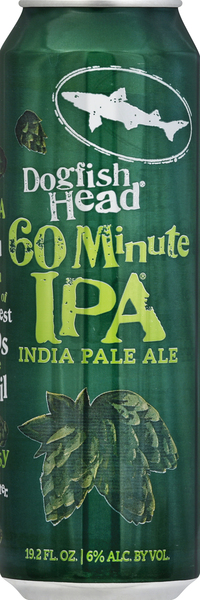 Dogfish Head Beer, India Pale Ale, 60 Minutes IPA