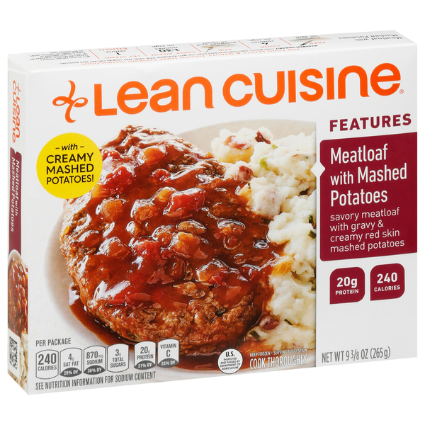 Lean Cuisine Meatloaf, with Mashed Potatoes