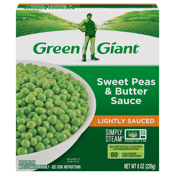 Green Giant Sweet Peas & Butter Sauce, Lightly Sauced