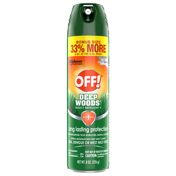 Off Insect Repellent V, Deep Woods, Bonus Size