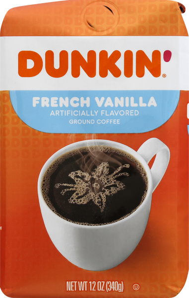 DUNKIN DONUTS Coffee, Ground, French Vanilla