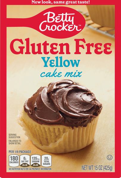 Betty Crocker Cake Mix, Gluten Free, Yellow
