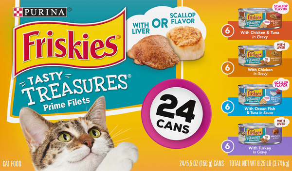 Friskies Cat Food Tasty Treasures with Cheese Discount Drug Mart