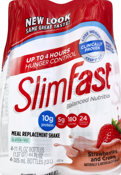 Slim-Fast Meal Replacement Shake, Strawberries & Cream