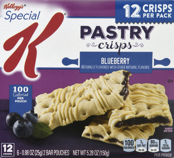 Special K Pastry Crisps, Blueberry