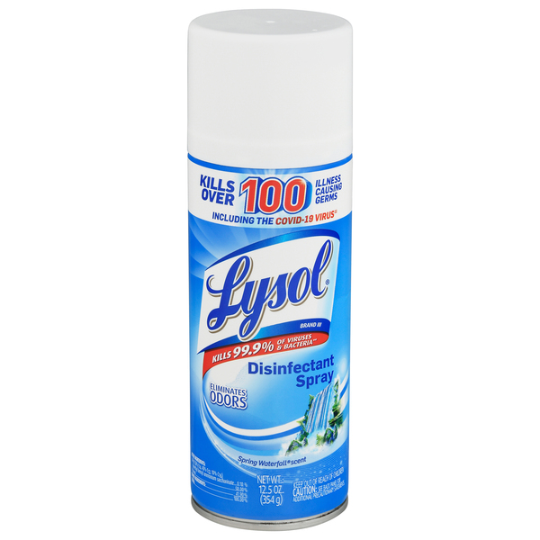 Lysol Disinfectant Spray, Spring Waterfall Scent
