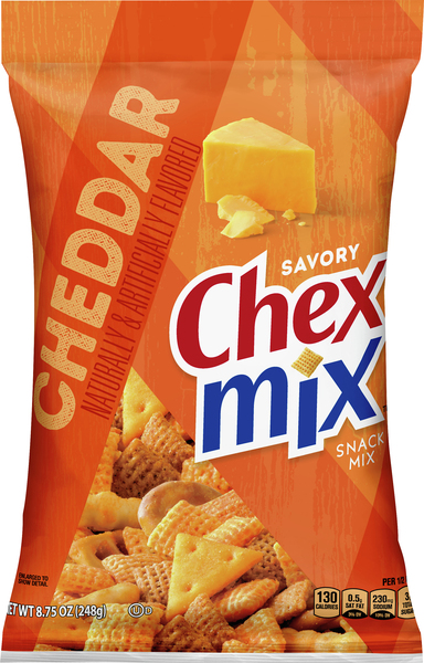 Chex Mix Snack Mix, Cheddar, Savory