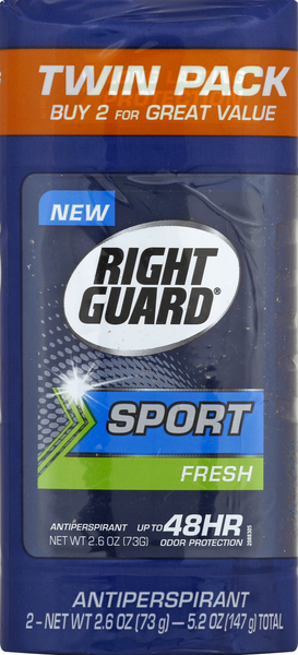 Right Guard Antiperspirant, Fresh, Twin Pack