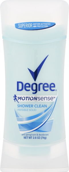 Degree Anti-Perspirant & Deodorant, Shower Clean, Motionsense
