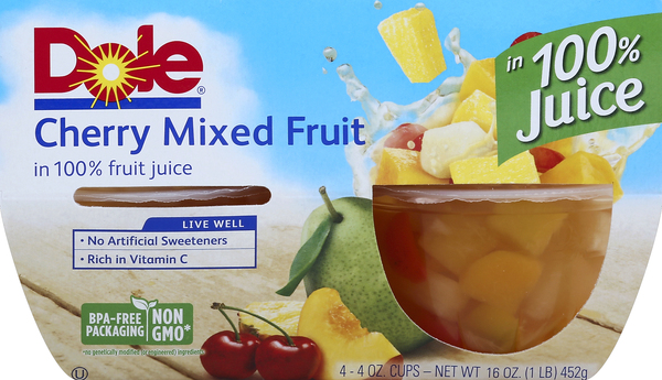 Dole Cherry Mixed Fruit, in 100% Juice