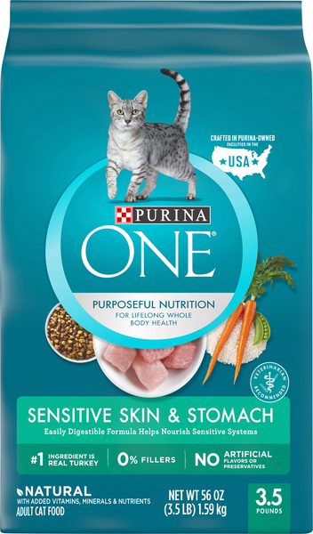 Purina One Cat Food, Premium, Adult, Sensitive Systems