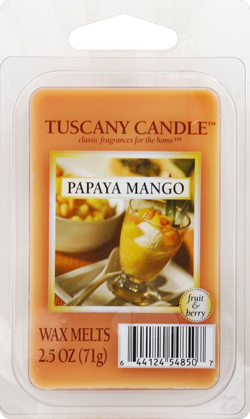 Tuscany Candle Wax Melts, Papaya Mango