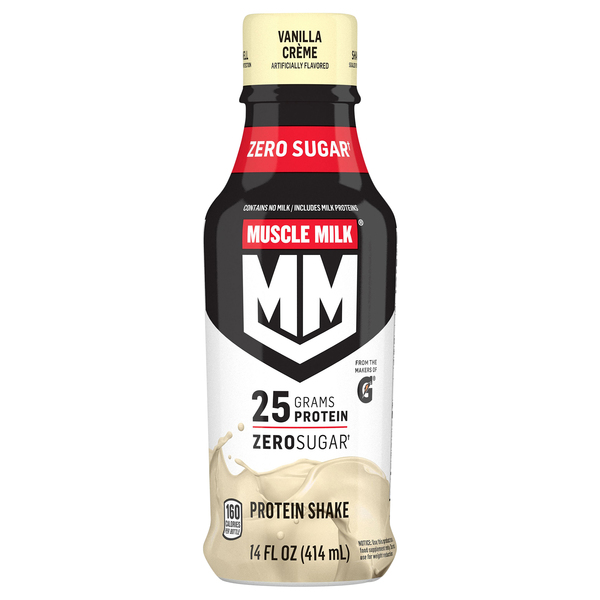 Muscle Milk Protein Shake, Zero Sugar, Vanilla Creme